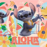 Puzzle 100 – STITCH E AMICI IN AZIONE di DISNEY Trefl