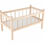 Lettino in legno per bambole