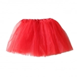 Gonna tutu in tulle rossa per bambini – carnevale, balletto, spettacoli di danza