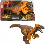 Action figure dinosauro Utahraptor JURASSIC WORLD Rebirth Wild Roar 26 cm