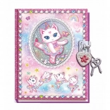 Diario con lucchetto con gattina