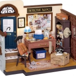 Rolife fai-da-te casetta: ufficio investigativo di Mose con illuminazione LED