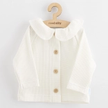cappottino per neonata con bottoni New Baby Laura bianco