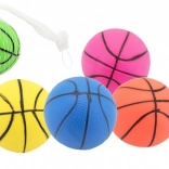 Pallina da basket in gomma 8,5 cm – mix di colori in rete