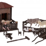 Fattoria con trattore e accessori