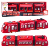 Metro rosso 1:16 con effetti di luce e suono