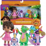 Dora l’esploratrice – set regalo Fantastic Friends, 5 figurine