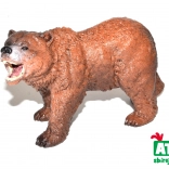 Figura di orso grizzly – dipinta a mano