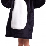 Cozy Noxxiez calda coperta-felpa con cappuccio panda per bambini 3–6 anni