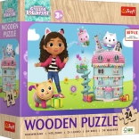 Puzzle in legno Gabby Allegra e amici 24 pezzi