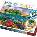 Puzzle 600 Crazy Shapes Isola Tropicale