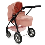 Passeggino per bambole 2 in 1 rosa