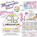 Lavagna magnetica unicorno per bambini