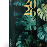 Agenda settimanale magnetica Monstera 2026