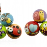 Pallina in schiuma con animaletti 10 cm, mix di colori