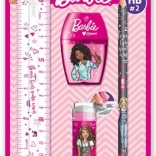 Maped set di scrittura BARBIE, set scolastico 4 pezzi