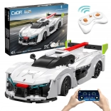 Set di costruzione CaDA RC auto da corsa Pininfarina H2 Speed 1:20 bianca (296 pezzi, Dual Mode)