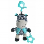 Giocattolo educativo in peluche con clip BABY MIX zebra