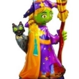 Palloncino gonfiabile strega 63x115 cm