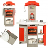 Smoby cucinetta MINI TEFAL OpenCook elettronica, pieghevole con rotelle