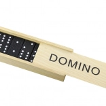 Gioco del domino in scatola di legno 28 tessere