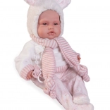 Bambola realistica Antonio Juan - corpo morbido, suoni, 50 cm