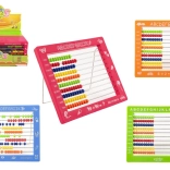 Abaco per bambini con 100 palline, plastica 19 × 16 cm