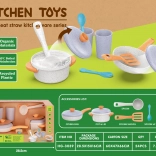 Set di pentolini per bambini in biomateriale, 10 pezzi