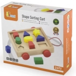 Inserto in legno - carrellino