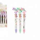 Penna multicolore con unicorno 6 in 1