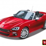 Bburago Fiat 124 Spider rosso 1:24 modello