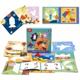 Tangram magnetico puzzle per bambini 18 pezzi TOOKY TOY