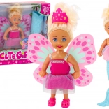 Mini bambola 2 in 1 sirena Fairy Tail Wings