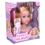 Testa per acconciature con accessori 22 cm