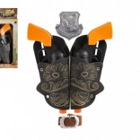 Set di pistole da cowboy con fondine per bambini 2 pz