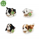 Cane di peluche sdraiato 15 cm eco-friendly