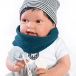 Antonio Juan Pipo Hair – bambola realistica neonato 42 cm con corpo morbido