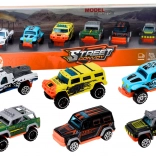 Set di auto fuoristrada in metallo 1:64 set 6 pezzi