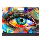 Cartella per disegni A4 PICASSO Occhio con elastico