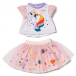 tutu vestitino con unicorno per bambole 43 cm BABY born