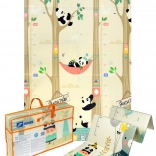Grande tappetino educativo pieghevole in schiuma XPE 120 × 180 cm – animaletti panda