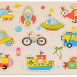 Inserto in legno Trasporti