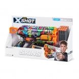 X-SHOT Skins Griefer Graffiti blaster con 12 dardi in schiuma