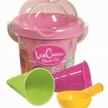 Androni set da sabbia Gelato – piccolo, rosa