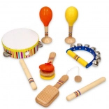 Set arcobaleno di strumenti musicali