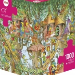 Puzzle HEYE Capanne sugli alberi 1000 pezzi
