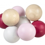 Detoa Palline su filo rosa