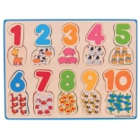 Puzzle di conteggio Bigjigs Toys