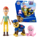 Paw Patrol statuine Chase, capitano Turbot e piovrina – set Adventure Bay