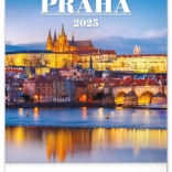 Calendario da parete Praga 2025, 30 × 34 cm